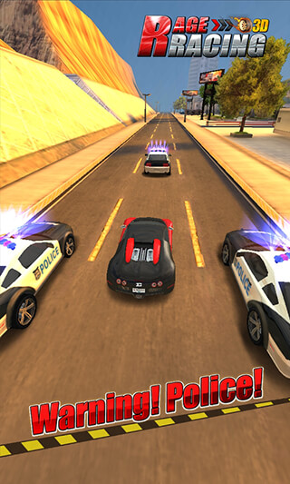 Rage Racing 3D скриншот 1