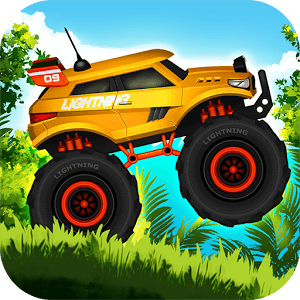 Jungle Monster Truck Kids Race