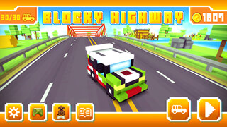 Blocky Highway скриншот 1