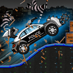 Smash Police Car: Outlaw Run