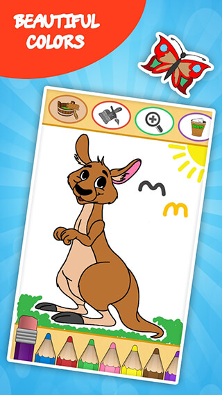 Coloring Games for Kids: Animal скриншот 2