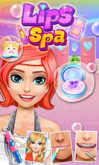 Princess Lips SPA: Girls Games скриншот 1