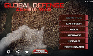 Global Defense: Zombie War скриншот 1