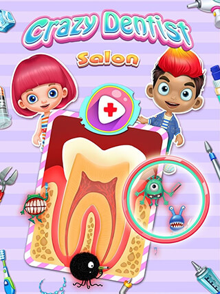 Crazy Dentist Salon Girl Game скриншот 4