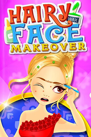 Hairy Face Makeover Salon скриншот 1