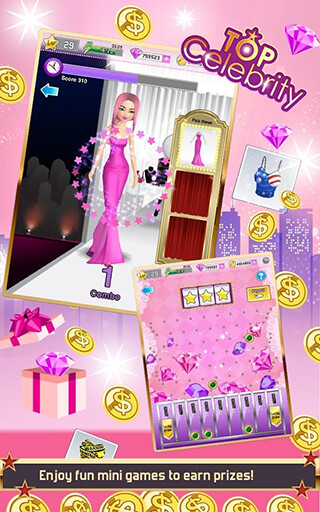 Top Celebrity: 3D Fashion Game скриншот 4