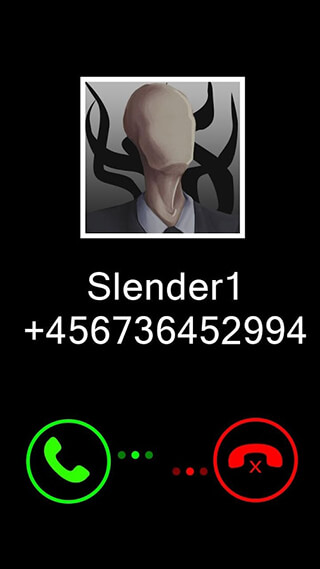 Fake Call Slender Joke скриншот 3