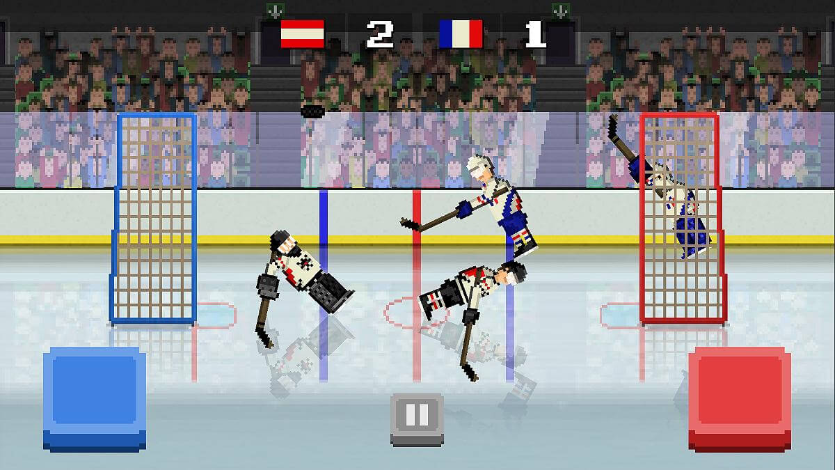 Играть хоккей 1. 2d хоккей игра. Мобильная игра хоккей. Хустерия игра. Хоккей игры на телефон.