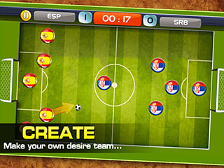 Finger Soccer Games скриншот 1