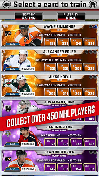 NHL SuperCard скриншот 1
