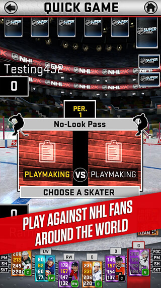NHL SuperCard скриншот 2