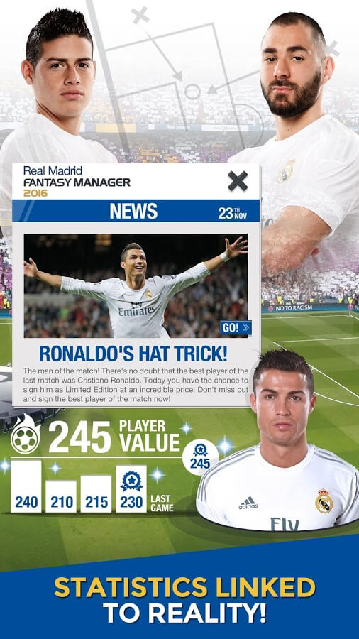Real Madrid Fantasy Manager. Андроид реал ми