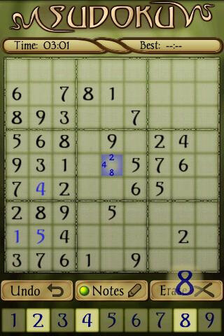 Sudoku Free скриншот 1
