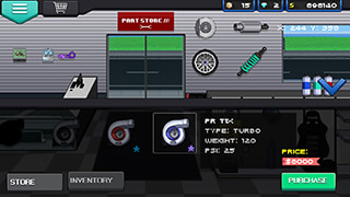 Pixel Car Racer скриншот 4