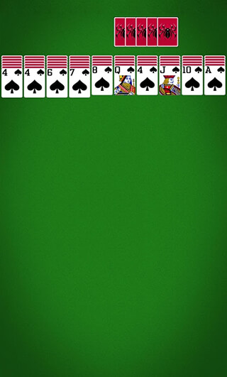 Spider Solitaire скриншот 1