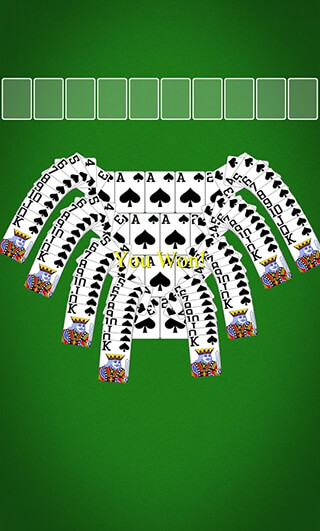 Spider Solitaire скриншот 4