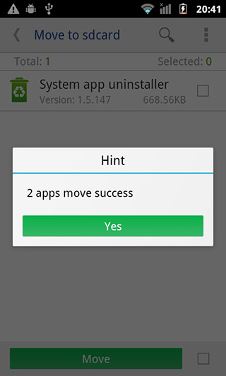 Move App to SD card скриншот 3