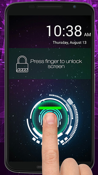 Fingerprint Lock Screen Prank скриншот 4