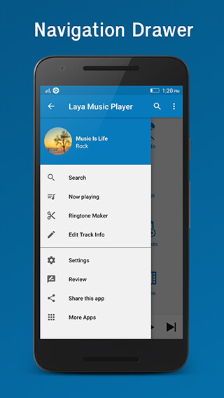 Laya Music Player скриншот 4
