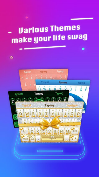 Typany Keyboard: DIY Themes, Emojis to Share скриншот 4