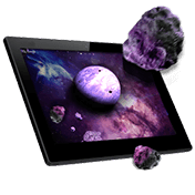 Asteroids 3D Live Wallpaper иконка