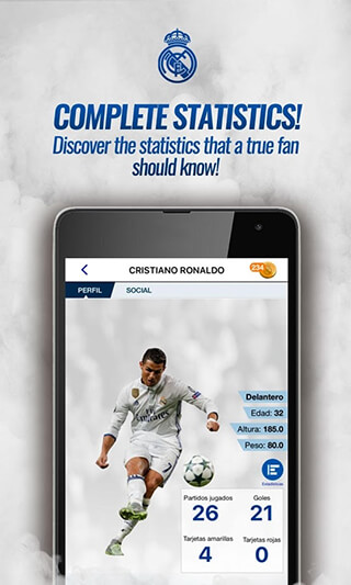 Real Madrid App скриншот 3