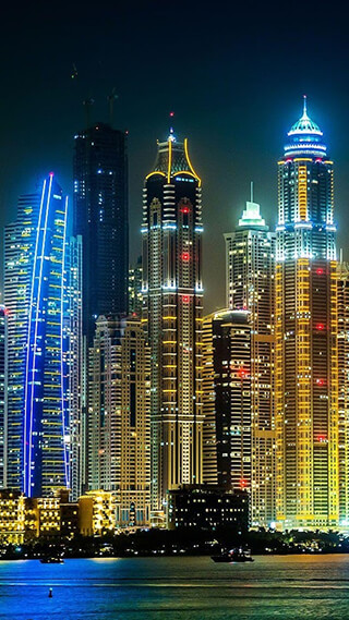 Dubai Night Live Wallpaper скриншот 2