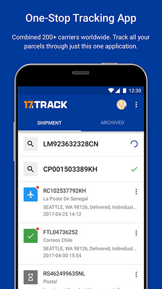 17TRACK: ALL-IN-ONE PACKAGE TRACKING скриншот 3