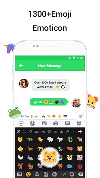 Emoji keyboard: Cute Emoji скриншот 3