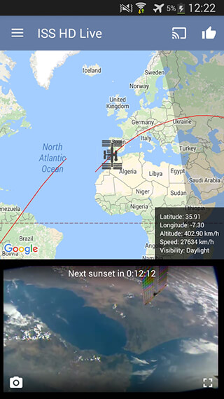 ISS HD Live: View Earth Live скриншот 1