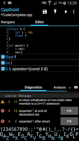 CppDroid: C/C++ IDE скриншот 1