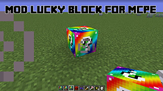 Lucky Block Mod MCPE скриншот 1
