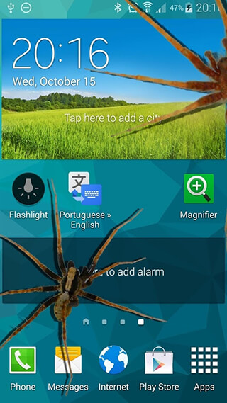 Spider in Phone Funny Joke скриншот 3