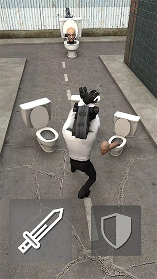 Toilet Fight [много чипов, много денег, мод-меню] скриншот 1